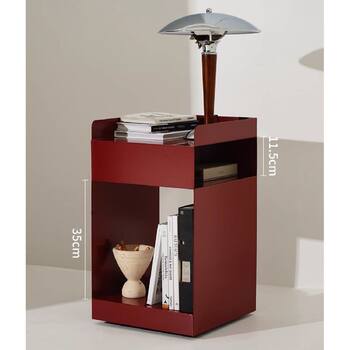 Nordic Household Living Room Small Side Sofa Modern Iron Bedroom Simple Coffee Table Corner Table Bedside Table Mobile Storage