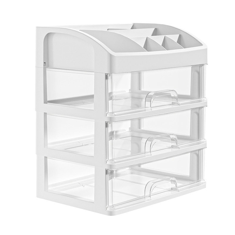 Desktop Storage box cosmetics storage rack nail tools lipstick box drawer sundries mask storage rack