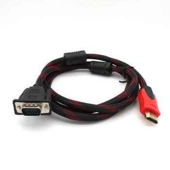 1.5 m hdmi to VGA line hdmi conversion line HDMI to VGA conversion line analog to HD without core