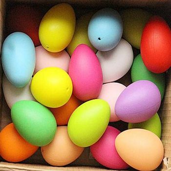 No lanyard 6*4 Children's handmade diy painted Easter egg simulation egg duck egg goose egg puzzle graffiti