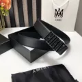 Letter epoxy silver buckle plain strap