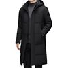 Long down Jacket for Men, Winter 2025 New Fashion, Warm Men's Hooded 90% White Duck down Long Thick Coat