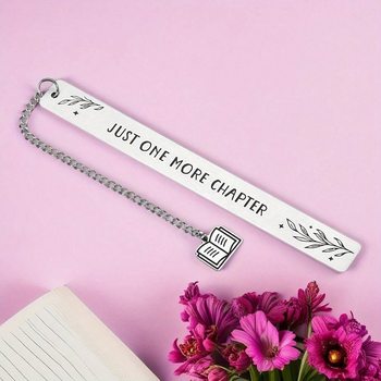 Stainless Steel Fine Bookmark Laser Engraving Cross-border New Graduation Season Thanksgiving Gift to Friends and Teachers Amazon