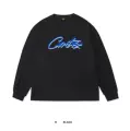 32 black print dark blue