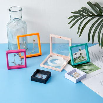 Transparent PE film suspension box jewelry play display box wear a box spot wholesale