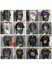 2026 Summer New Cartoon Animal Printed Short Sleeve T-shirt for Men and Women, Loose Trendy Brand Couple's Round Neck Top