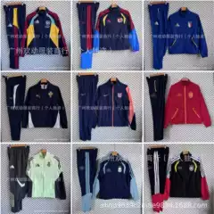 New Football Uniform Windbreaker Set Paris Royal m Arsenal Lwp World Cup Long-Sleeved Full-Zip Training Suit