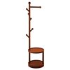 Coat Rack Solid Wood Living Room Floor-Standing Household Storage Rack Indoor Multi-Functional Clothes Rack Bedroom Bedside Clothes Rack