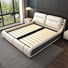 Oriental Heart Multifunctional Bed, Luxurious Master Bedroom, Double Bed, Storage Leather Art Soft Bag Wedding Bed