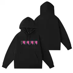 Men's Autumn and Winter Big Terry Hooded Sweater Autumn and Winter European and American Fashion Brand Loose Casual Coat Letter Printed Base Shirt