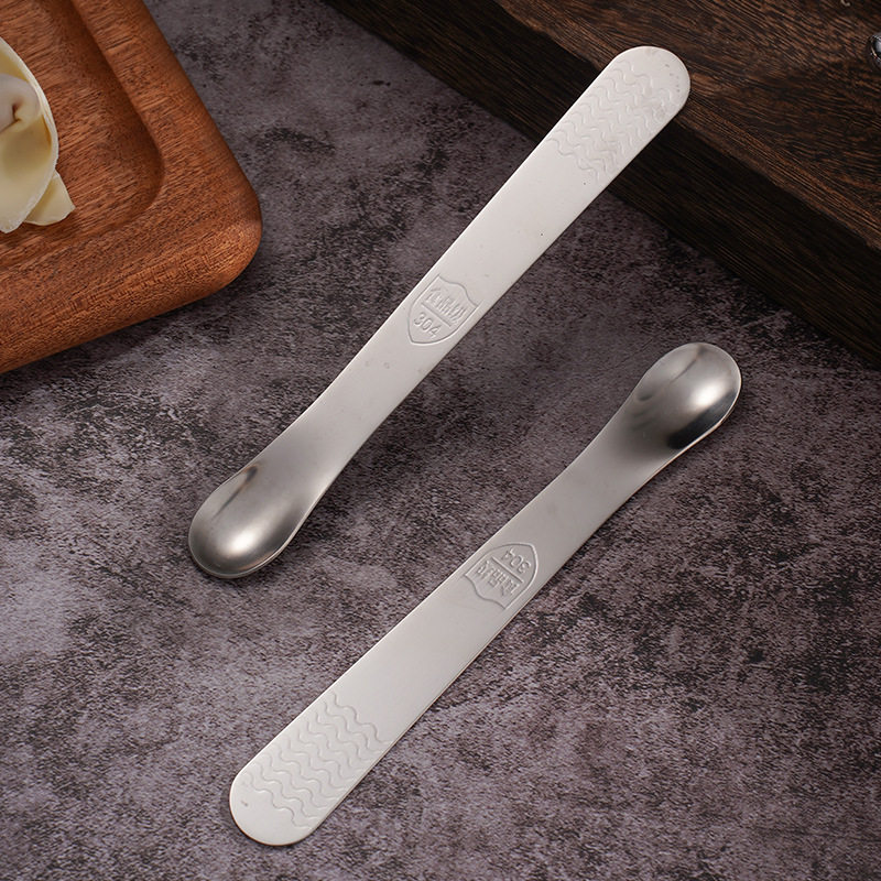 304 stainless steel dumpling Spoon stuffing digging blender flat Spoon stuffing spoon household dumpling wonton spoon tool