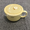 Underglaze color Nordic simple color ceramic sealed fresh-keeping bowl student lunch box fast food bowl instant noodle cup