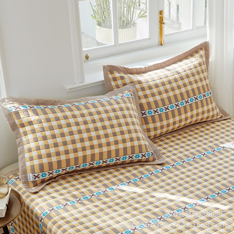 Thickened eight-layer gauze pillowcase single cotton household simple soft breathable pillowcase Four Seasons universal wholesale