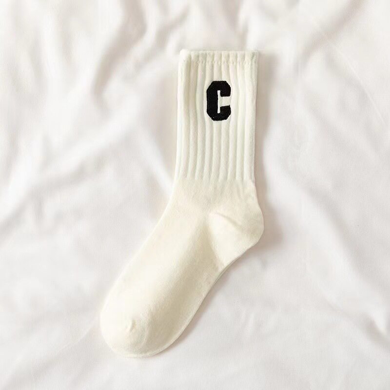 浙江诸暨袜子女款防臭秋冬中筒袜春秋女袜学生百搭ins潮纯色批发