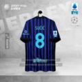 25-26 Inter Milan Home + Print #8 + Armband