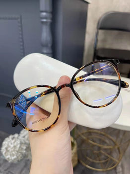 Korean version of artistic comfortable ultra-light TR90 glasses frame Women's 7G Korean retro glasses frame 6813 Net red small face 9209