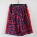 All-over red print