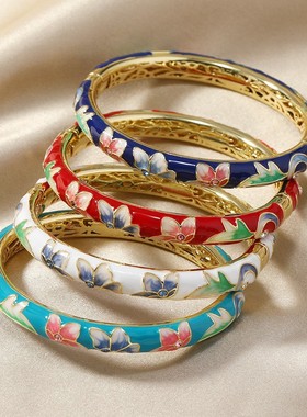 北京景泰蓝珐琅复古女