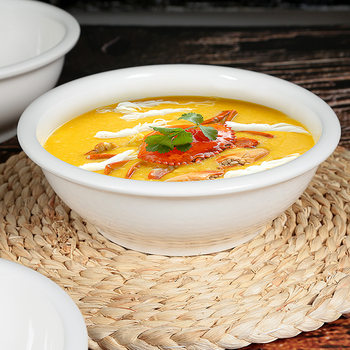 Ceramic Large Soup Bowl, Noodle Bowl, Soup Basin, Deep Bowl, Restaurant Hotel Bowl, Ramen Bowl, Pickled Fish and Beef Bowl, Modern and Simple Style