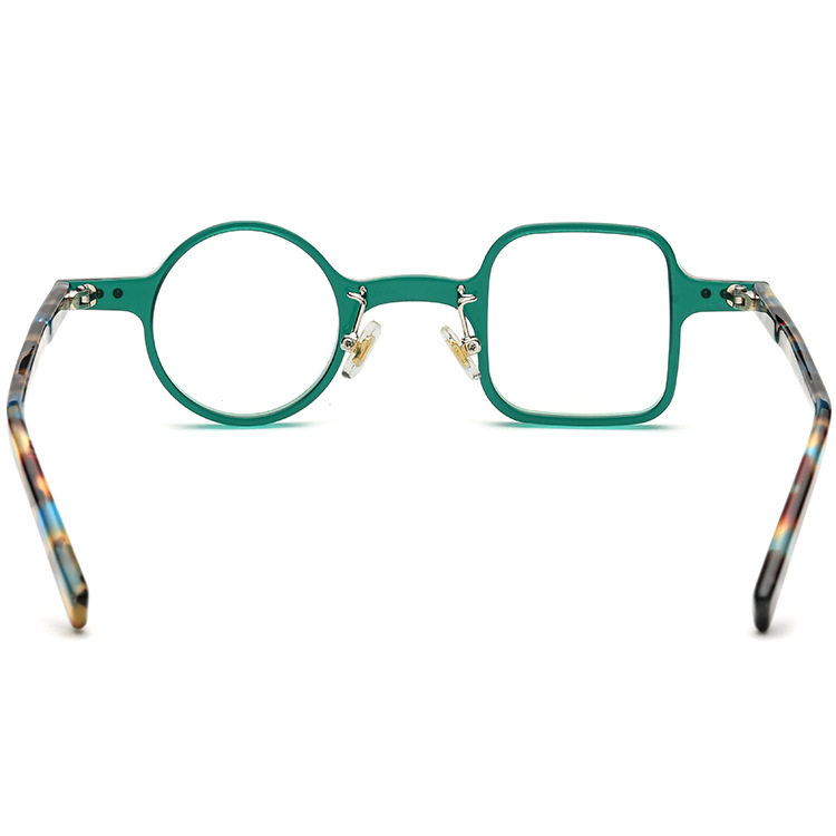 New Left round right square plate glasses frame optical frame star same style myopia anti-blue light glasses frame
