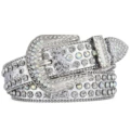 silver double color buckle