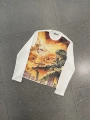 Dusk battlefield waffle knit long sleeve