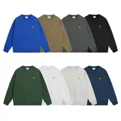 Cross border foreign trade new single Kahart round neck casual sports pullover hoodie jacket small logo trendy