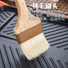 Food Grade Wooden Handle Bristle Brush Barbecue Brush Oil Brush Baking Tools Cake Biscuits Kitchen High Temperature Resistant Brush