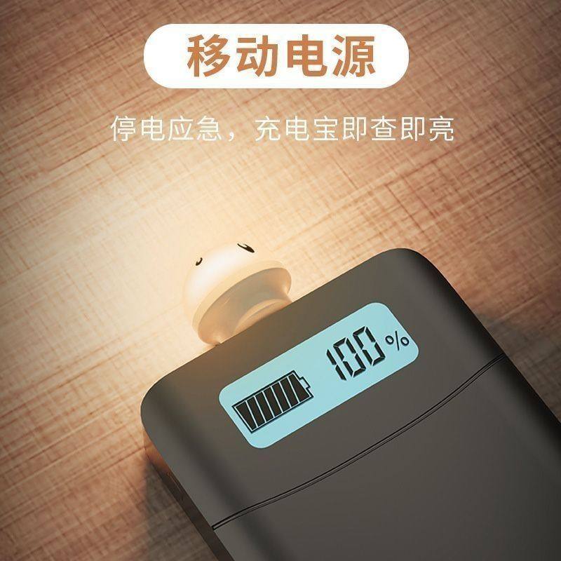 [Soft Light Eye Protection] Voice Control Nightlight Panda Intelligent Voice Control USB Home Luminous Energy Saving Atmosphere Light
