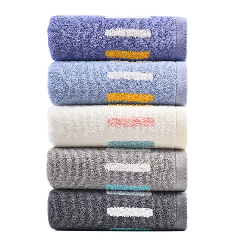 Gold Towel 7A Antibacterial Cotton 100% Cotton Type a Men's Face Wash Household Adult Face Wash Absorbent Towel