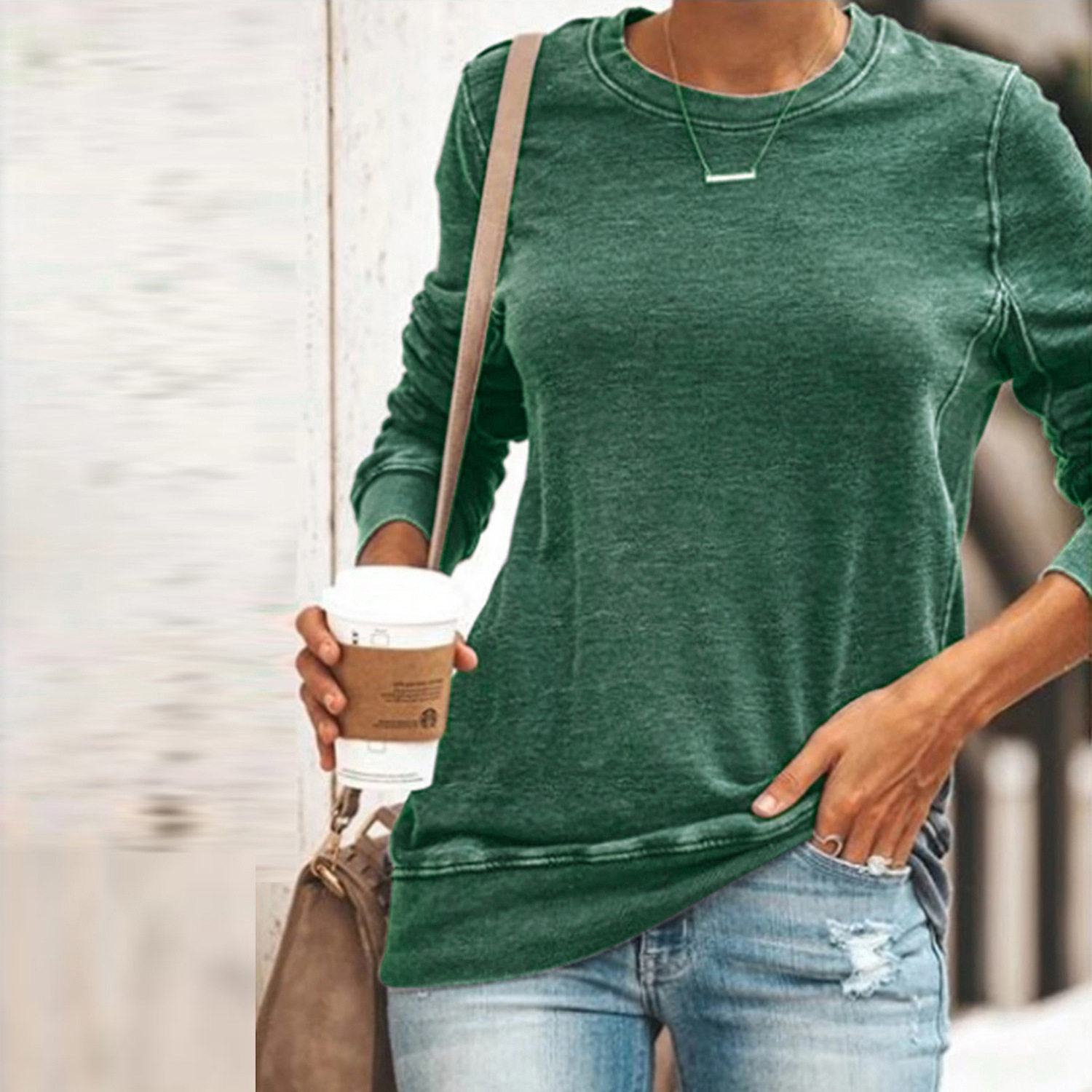 Casual Long Sleeve Hoodie Comfortable Fabric Trendy Design Versatile Style Perfect for Everyday Wear Wholesale