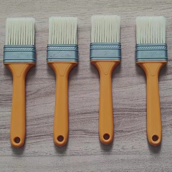 Manufacturer Supplies Paint Brush, Plastic Handle Plate Brush, Nylon Thin Barbecue Brush, Cleaning Dust Brush, Wholesale Hair Transplant Brush