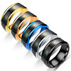 Fashion New Internet Celebrity Temperature Ring Automatic Induction Smart Temperature-Sensitive Color-Changing Ring Couple Ring Wholesale in Stock
