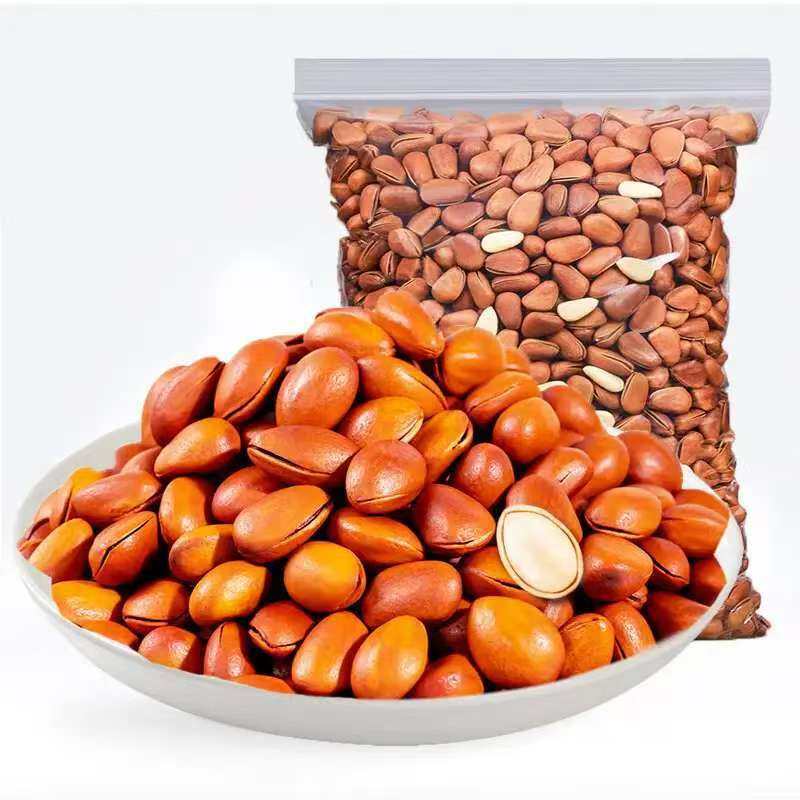 Open-Packaged Wild Pine Nuts from Huashan, Easy to Peel, Specialty Nuts, Wholesale Dried Fruit Snacks, Roasted Goods, Crispy