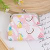 New Cute Ice Cream Print Coin Purse Women's Mini Portable Clutch Bag