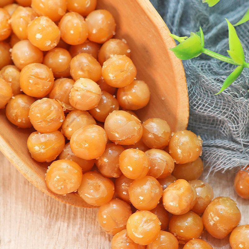 Crispy Golden Bean Fried Peas 2.5kg Pack 250g Beef Flavored Nuts Catering Snacks Wholesale Factory