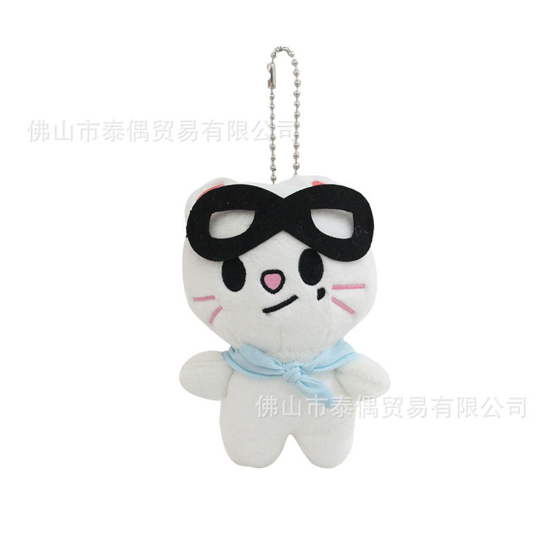 韩国明星组合李龙馥方灿飞行员流浪儿童毛绒玩具可爱挂件娃娃玩偶