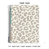 Grey Leopard Print iPad Case 10.2 Apple Air5 Transparent 10 Generation Support 10.9-inch 9.7 Tri-Fold Hair