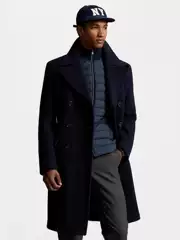 European and American Cross-Border New Autumn and Winter New Woolen Coat Polo Soft Coat Classic Coat