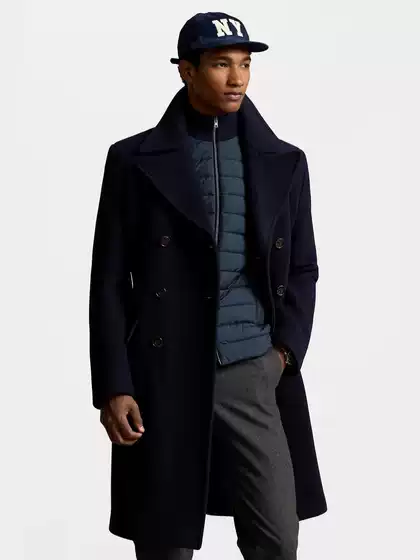 European and American Cross-Border New Autumn and Winter New Woolen Coat Polo Soft Coat Classic Coat