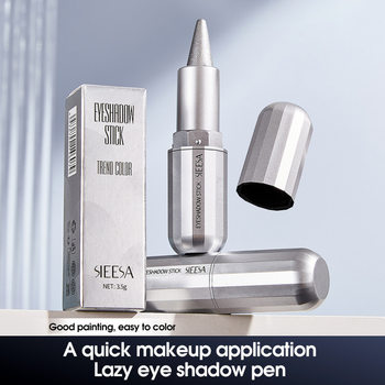 Sieesa Cross-Border European and American Eye Shadow Stick High-Gloss Fine Glitter Pearlescent Brightening Silkworm Eye Shadow Contouring Eye Shadow Export English