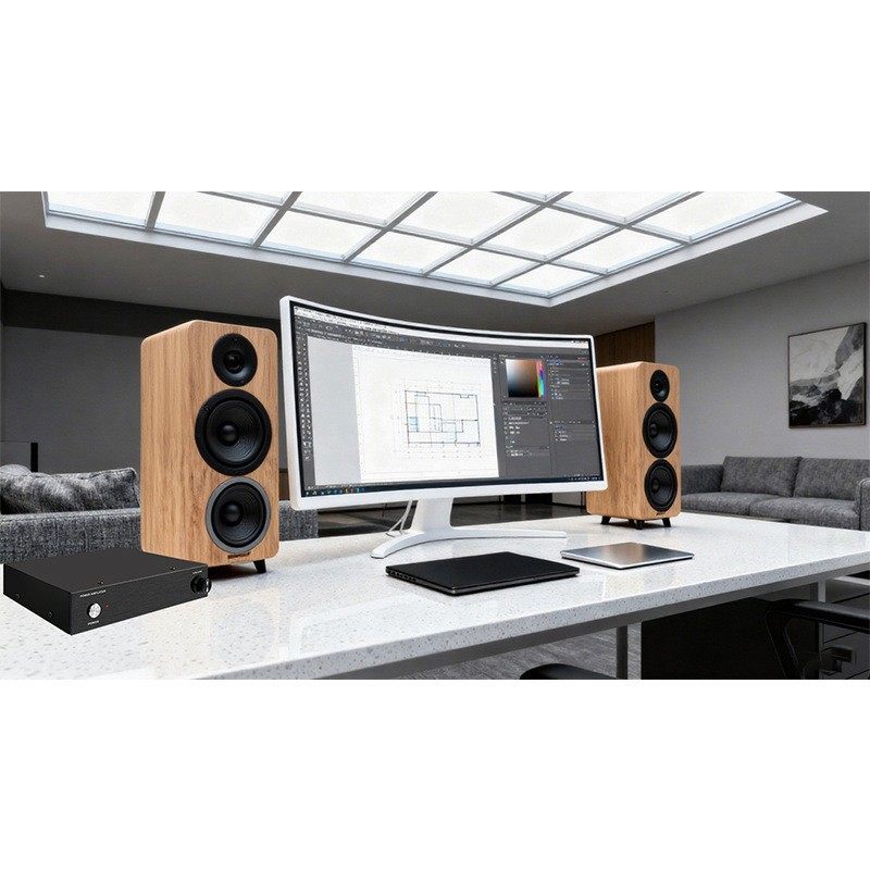 Cross-Mirror 2.0 Stereo Digital Amplifier Computer Live Streaming Desktop Living Room Small Class D High-Fidelity Amplifier