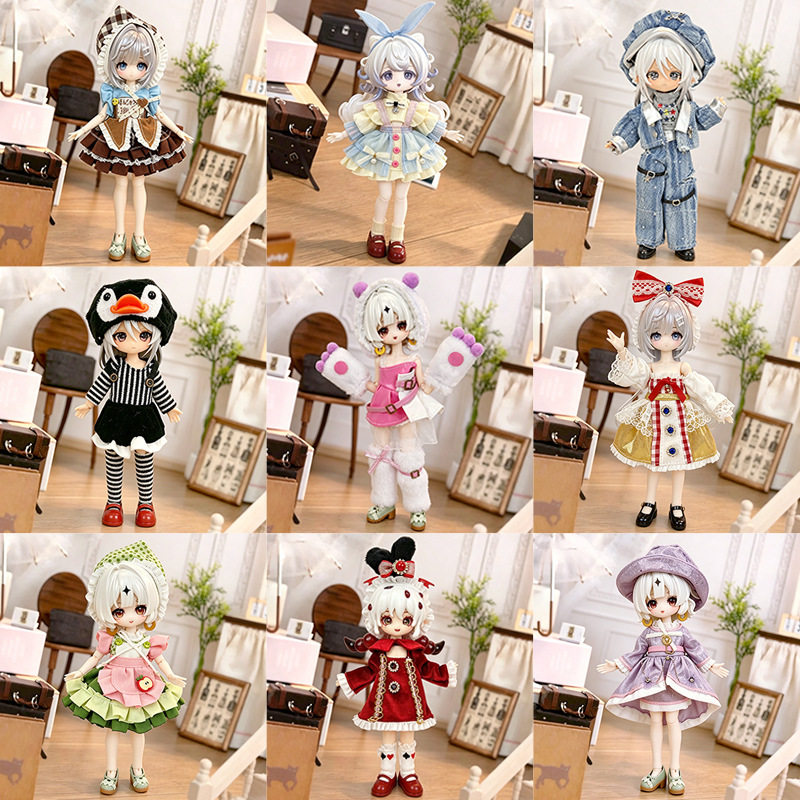ชุดเสื้อผ้าตุ๊กตา Ob11 แบบ 8 นาที และ 12 นาที สำหรับตุ๊กตาขนาด 11–17 ซม. เช่น Penny, Bunny และตุ๊กตา BJD ร่างกายแบบ a Si พร้อมชุดเสื้อผ้า Mi Tian