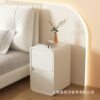 Solid Wood Bedside Table 2025 New Model Simple Modern Small Light Luxury High-End Cream Style Bedroom Home Bedside Cabinet