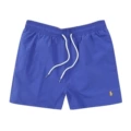 Beach casual pants blue gold label