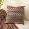 Nordic Solid Color Woven Model Room Knitted Pillow Living Room Sofa Decorative Cushion Plain Color Bedroom Wool Pillow Core