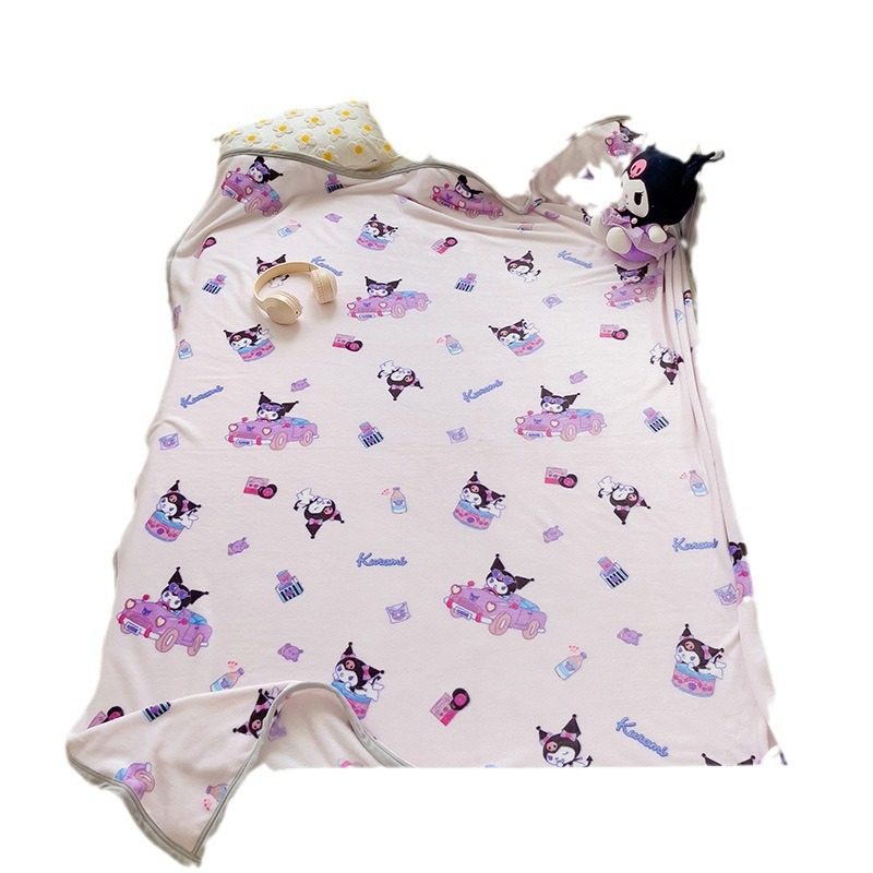 Sanrio Cartoon Blanket Milk Fleece Thickened Blanket Children's Cartoon Nap Blanket Students Nap Blanket Foreign Trade