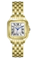 Steel strap gold and white (shell) popular women's watch