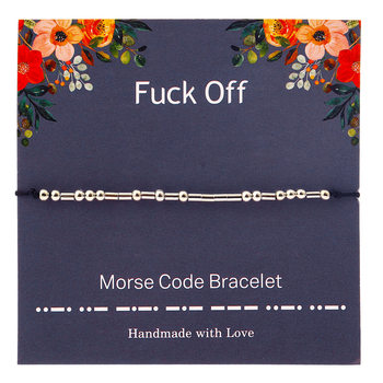 Cross-Border New Morse Code Alphanumeric Couple Bracelet Morse Code Bracelet Bracelet