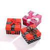 Internet red paper bracelet box gift box DIY heart bow watch box wholesale heaven and earth cover watch box